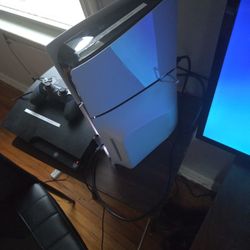 Ps5 With 2 Controllers And Gta5 Disk