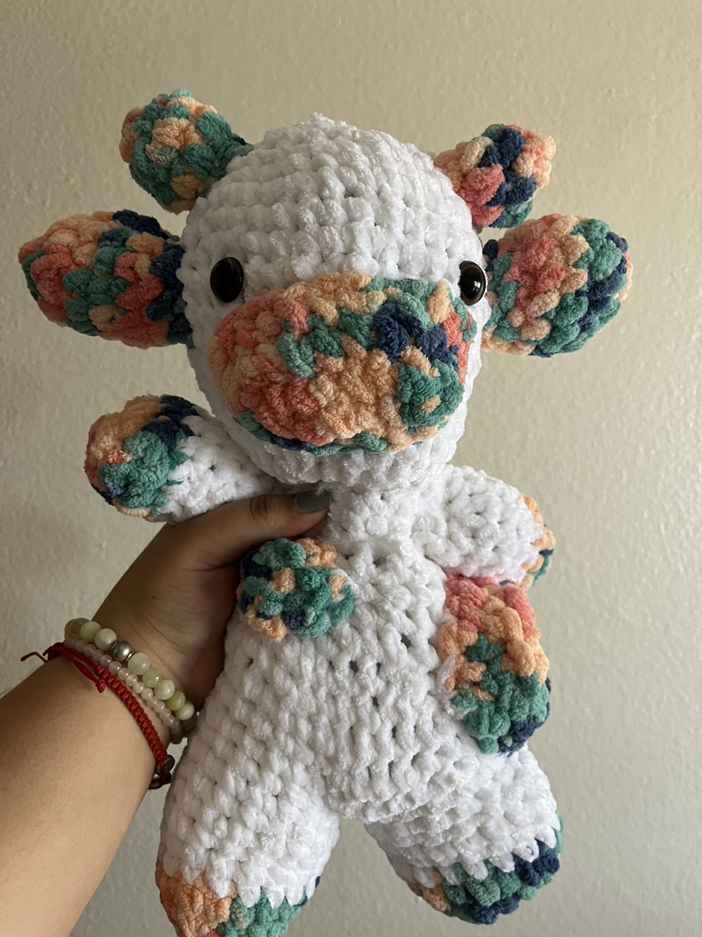 Custom Crochet Cow Plushie