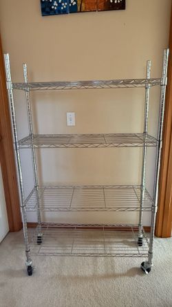 Heavy Duty Storage Shelving Unit with Wheels