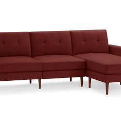 Burrow Brick Red Modular Sectional (Free Delivery)