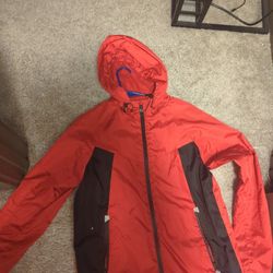 Red Windbreaker Jacket
