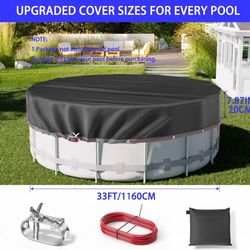 18x34 Brand New Above Ground Pool Cover with Aluminum Tensioner Winch