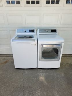 LG WASHER AND GAS DRYER