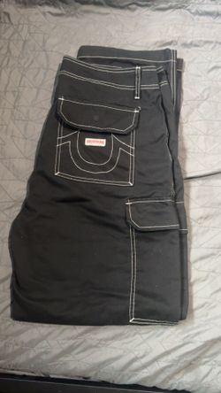 true religion black cargos