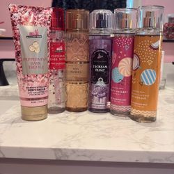 Bath and body works mist & lotion