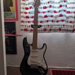 Fender Electric Guitar with Stand