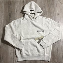 Light Oatmeal Essentials Hoodies!
