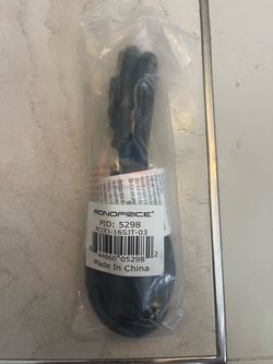 Monoprice NEMA 5-15P to NEMA 5-15R 16AWG Power Extension cord 3 feet