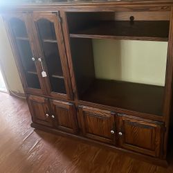 Vintage oak piece furniture