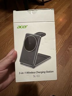 Acer 3-in-1 Wireless Charging Stand MagSafe Qi for iPhone/Watch/AirPods SL-S3