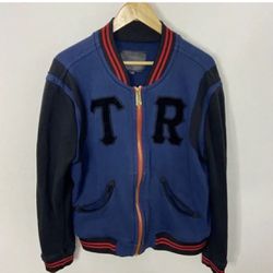true religion Bomber jacket with patchwork