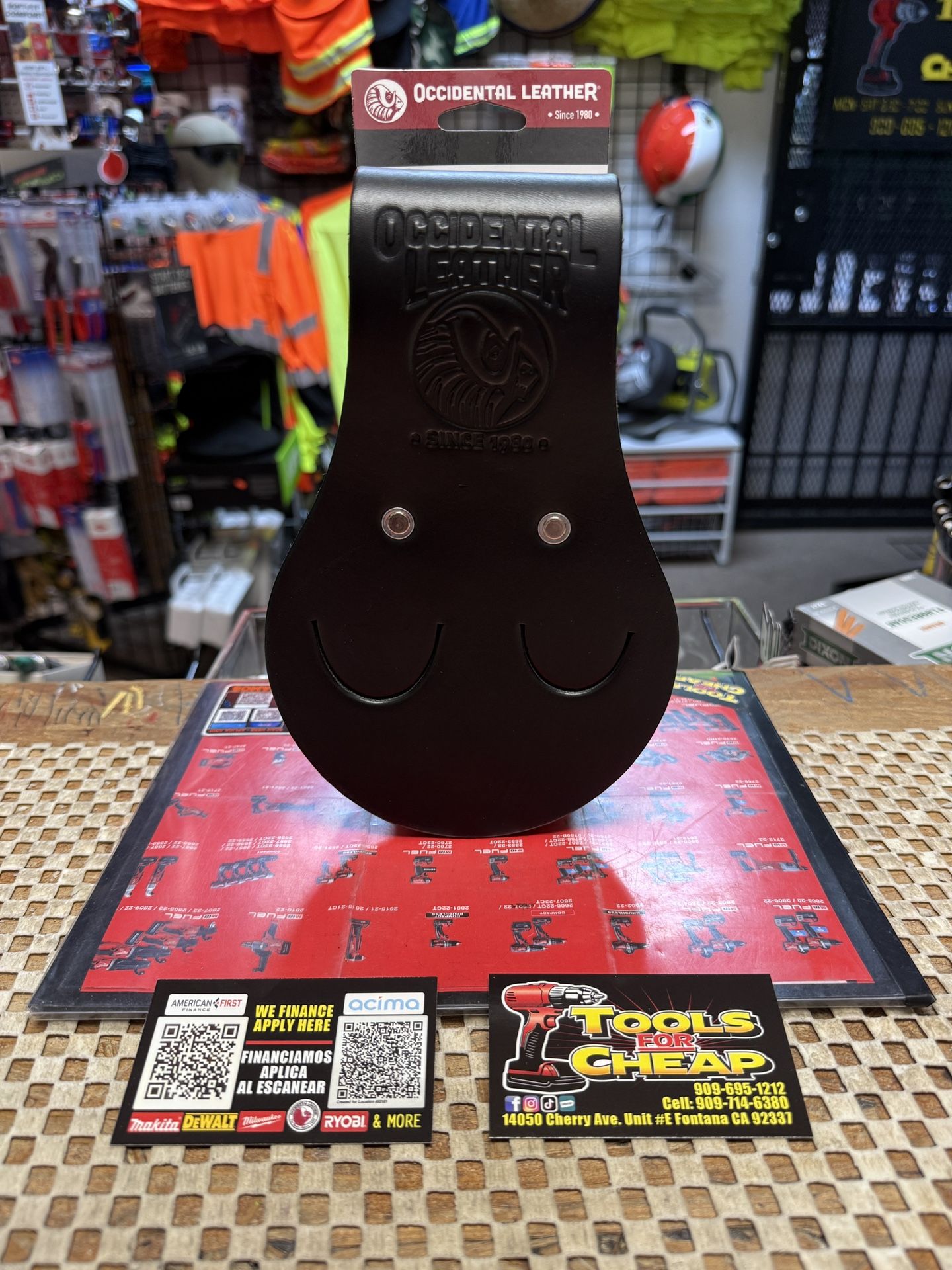 OCCIDENTAL LEATHER B5211 Dual Erection Wrench Holder- Black