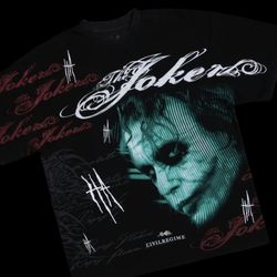 CIVIL REGIME X BATMAN X THE JOKER HEATH LEDGER  SHIRT 