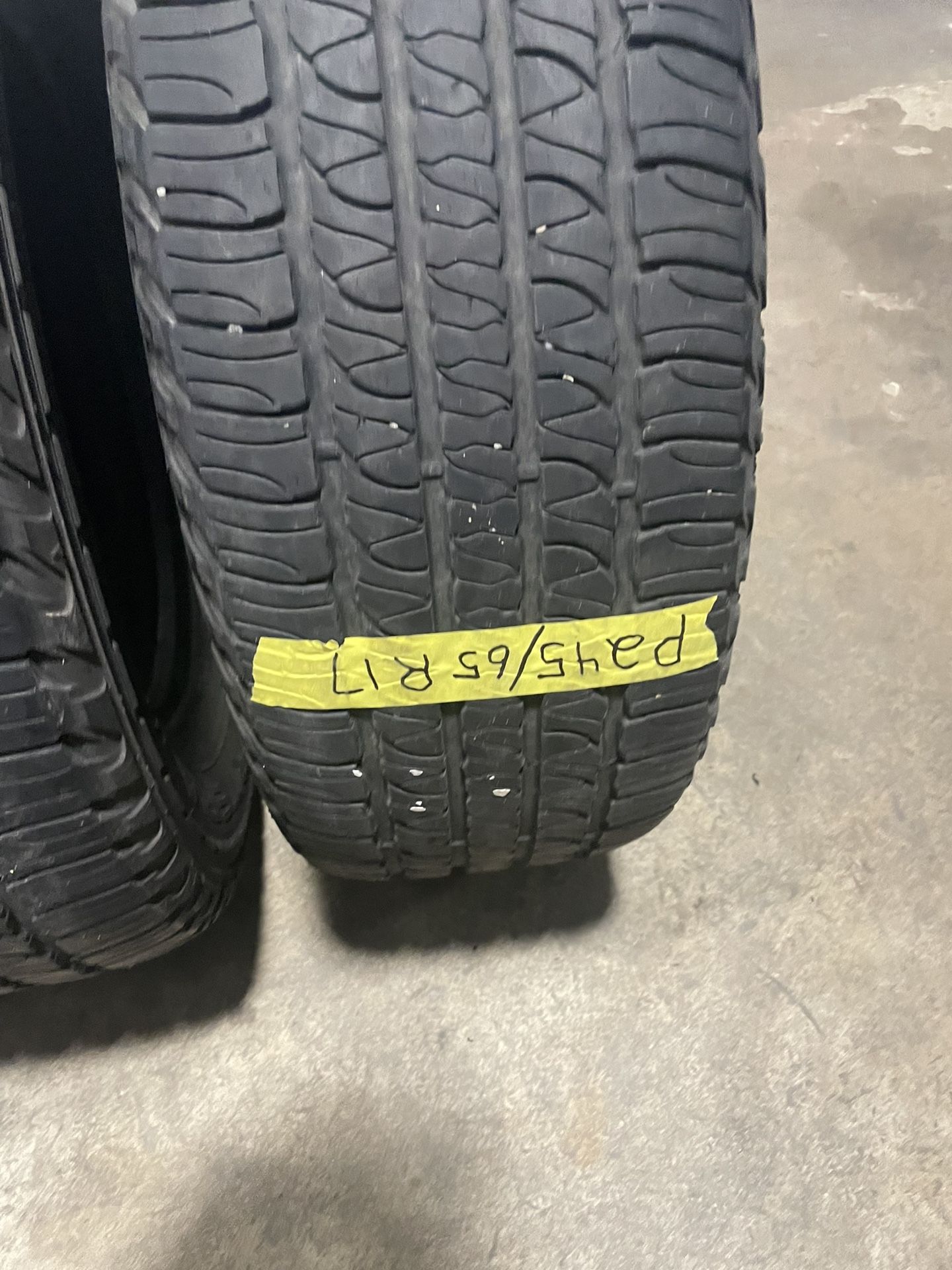 Goodyear Tires Set Of Four P245/65/r17