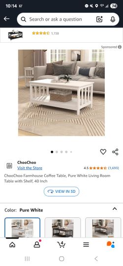 White Coffee Table - NEW
