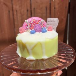 Mini Sweet Cake Candle 🩷🎂🍓🫐🍩
