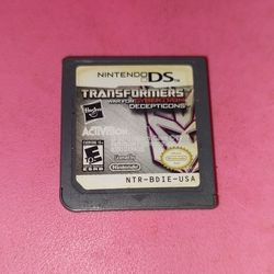 Transformers War For Cibertron Decepticons For Nintendo DS 