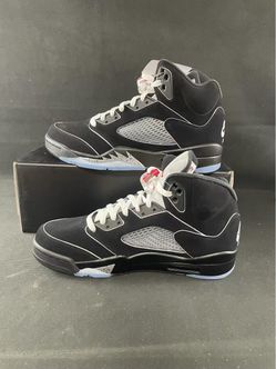 Air Jordan 5 Retro Black Metallic Silver