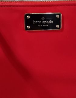 Kate Spade Vibrant Nylon Red 9x7 Purse