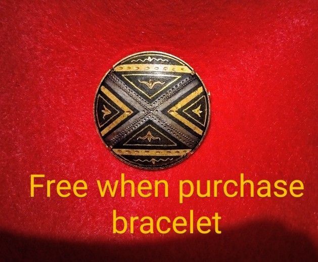 Damascene Bracelet Gold Inlay Antique Spanish Design