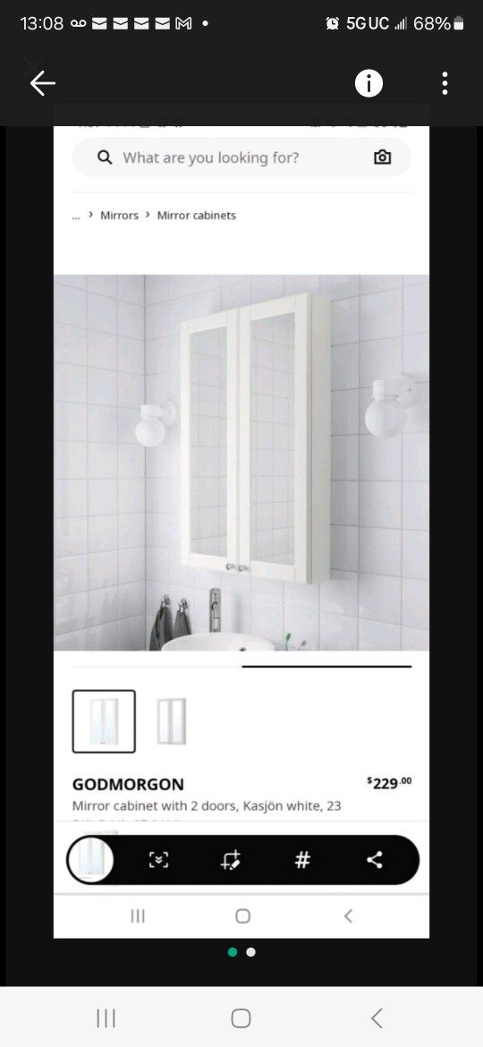 NEW IKEA Godmorgon White Medicine Cabinet new for Sale in Hollywood, FL ...
