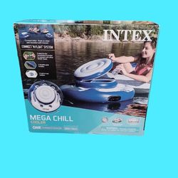 NEW Intex 24 Can Mega Chill Floating Beverage Holder Inflatable Drink Cooler NIB