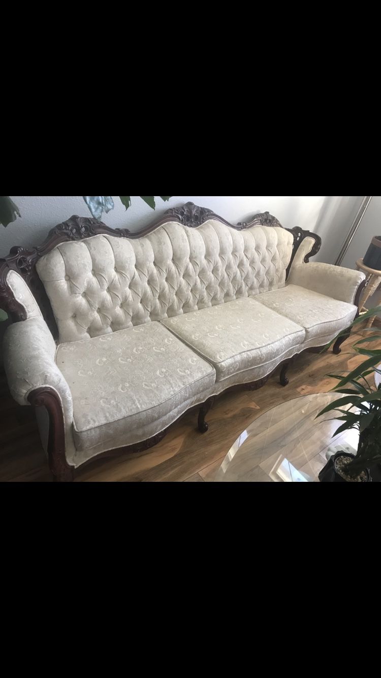 Camelback couch / sofa