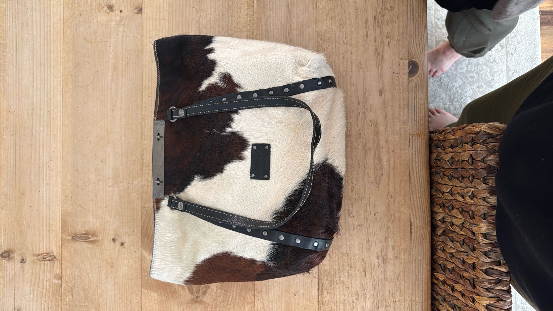 Patricia Nash Leather And Cowhide Tote bag 
