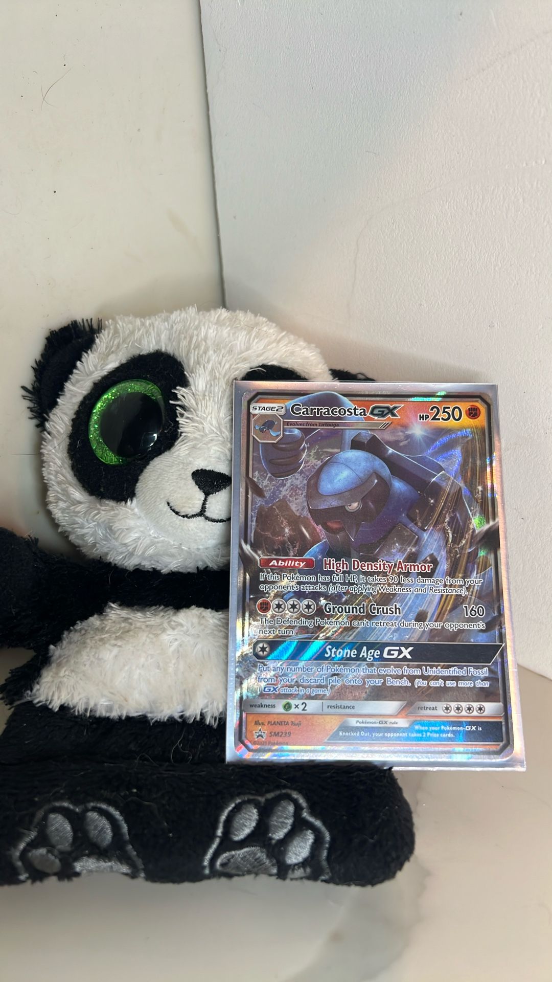 Pokemon Card Carracosta Gx