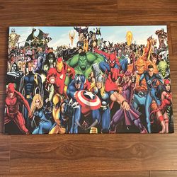 Marvel Canvas Print 19in x 28in