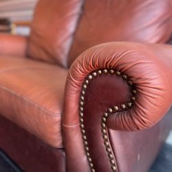 Leather sofa & Loveseat (delivery Avail)