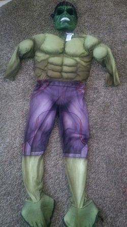 Hulk costume size Medium 8-10