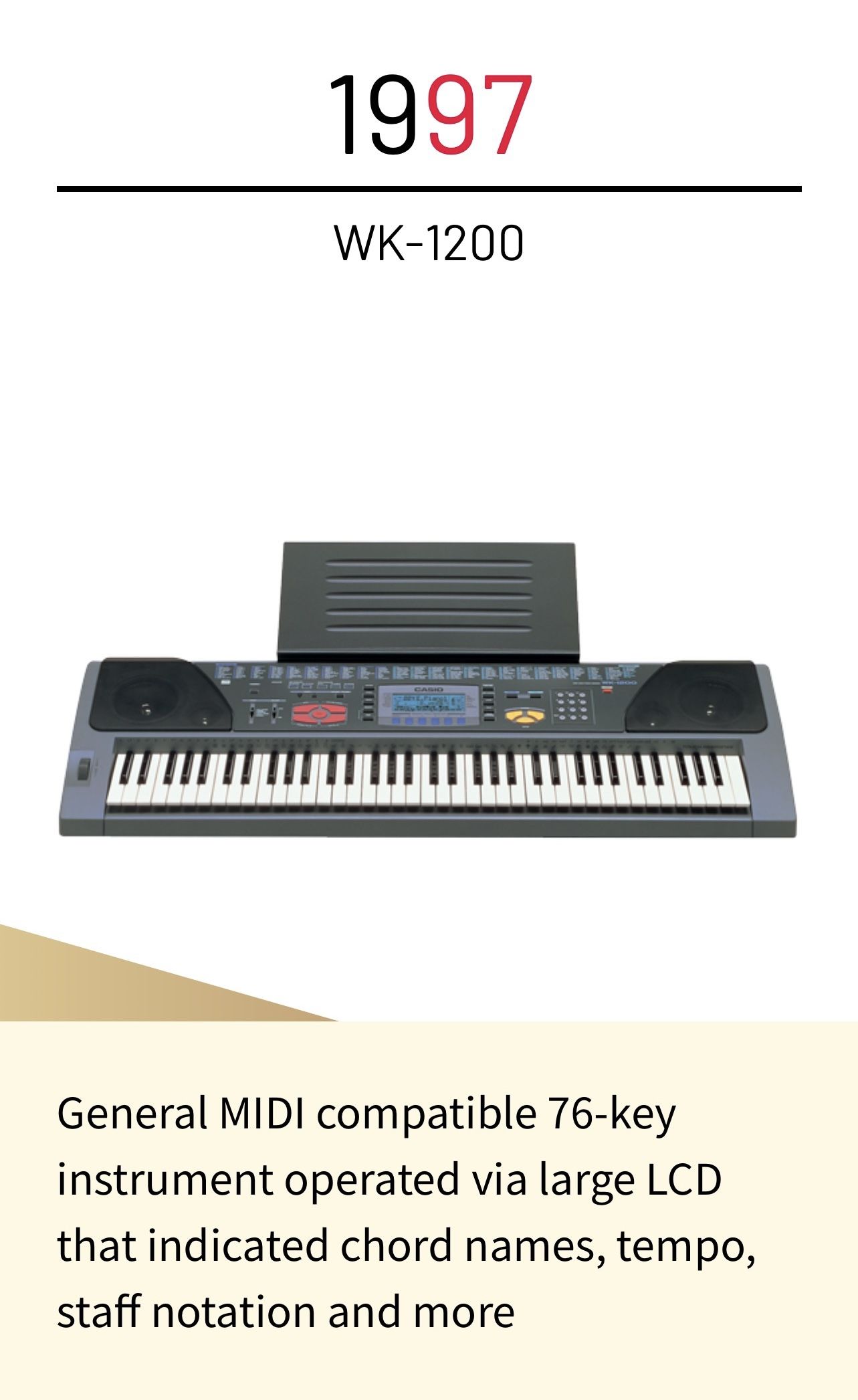 Piano Keyboard Keyboard Casio Wk 1200 Casio CTK-1200 Na Dobry