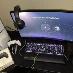 Ps5, Msi Curved Monitor