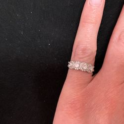Sterling silver eternity ring