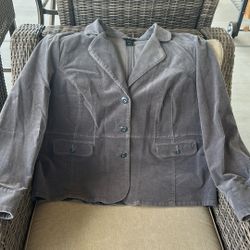 Women’s Lane Bryant Corduroy Jacket Size 22/24