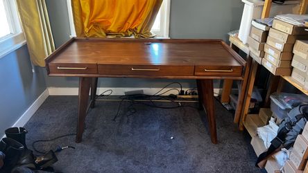 Allmodern Walter solid Wood Writing Desk