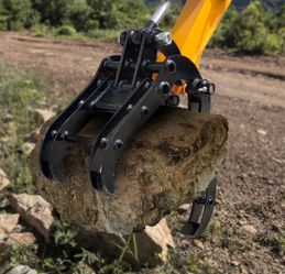 New Mini Excavator Grapple Claws Attachment for 1 Ton 2 Ton Machines