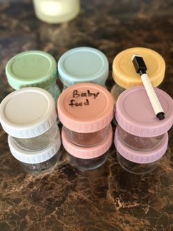 Glass Baby food Jars