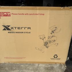 XTERRA MB550 Indoor Cycle – Spin Exercise Bike – 48.5 lb Flywheel