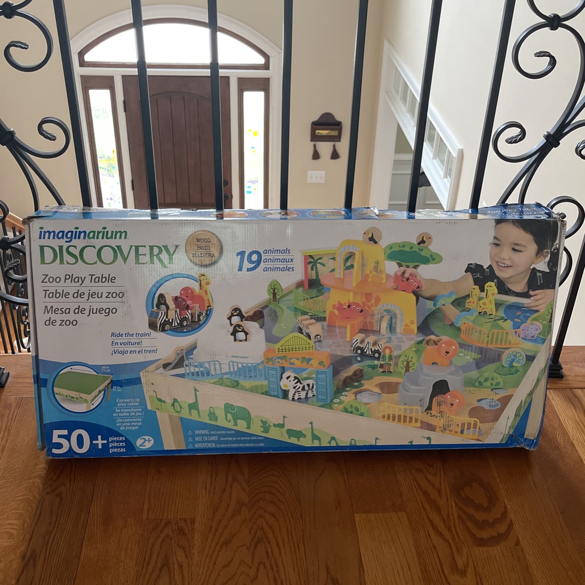 Imaginarium Discovery Zoo Wooden Play Table/STEM/Learning Toy