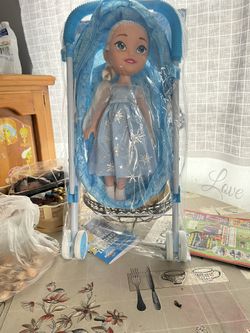 Muñeca Con Carrito