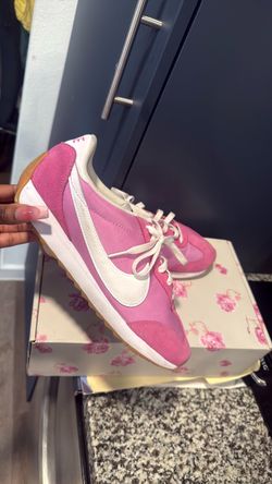 Nike Pink Sneakers with Gum Sole
