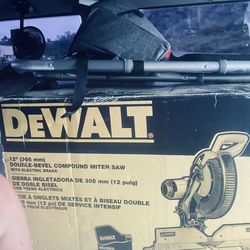 Brand New In Box Dewalt 12" Double Bevel Compound Miter Saw