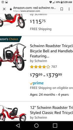 Schwinn roadster trike