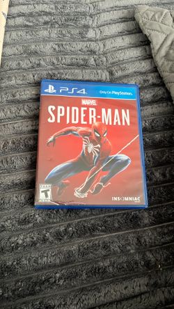 Spider man PlayStation 4 game