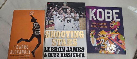 Basketball Book Bundle: Rebound, Shooting Stars, and Kobe: Life Lessons from a Legend