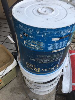 Buckets, buckets, and more buckets.