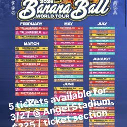Savanna Banana Tickets