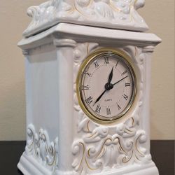 DISNEY "ALICE THROUGH THE LOOKING GLASS" CLOCK COOKIE JAR 